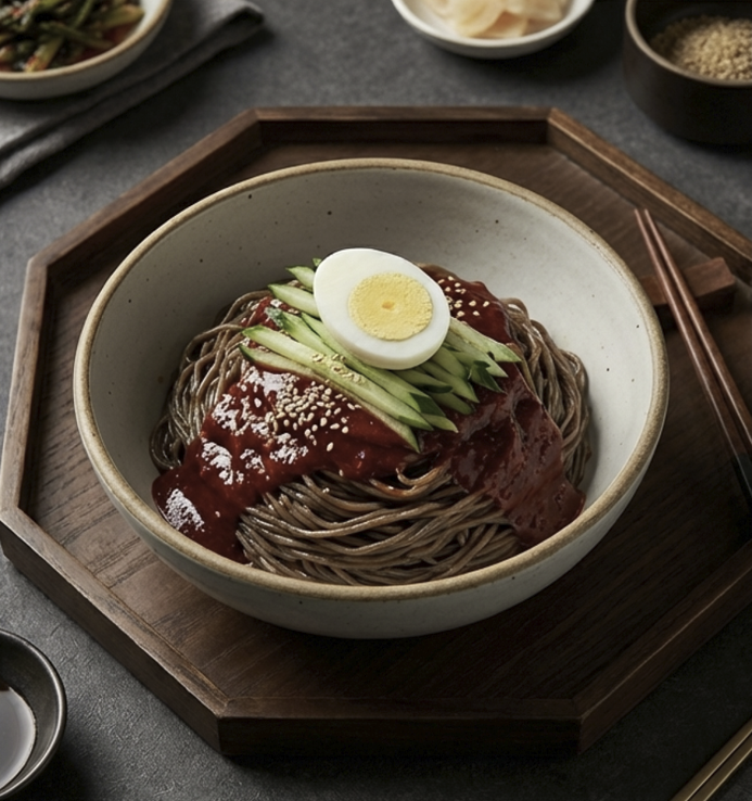 비빔메밀소바면